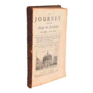 A Journey From Aleppo to Jerusalem by Henri Maundrell