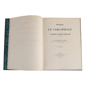 Mémoire sur le Sarcophage et l'Inscription funéraire d'Esmunazar, Roi de Sidon by H. d'Albert