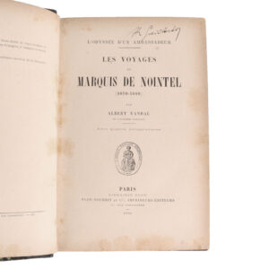Les Voyages du Marquis de Nointel by Albert Vandal