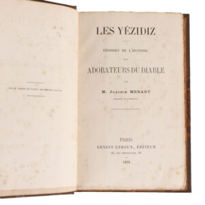Les Yézidiz - Episodes de L'Histoire des Adorateurs du Diable by M. Joachim Menant