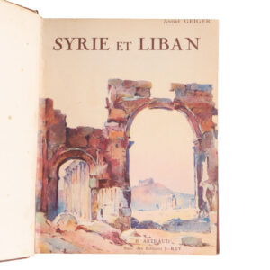 Syrie Et Liban by André Geiger